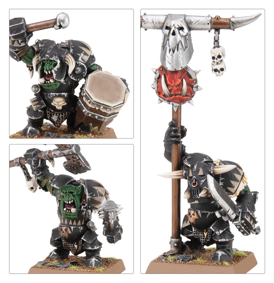 OLD WORLD: ORC & GOBLIN TRIBES - BLACK ORC MOB