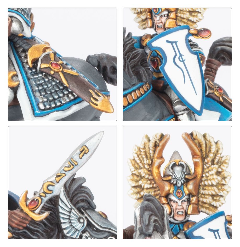 OLD WORLD: HIGH ELF REALMS - YELMOS PLATEADOS