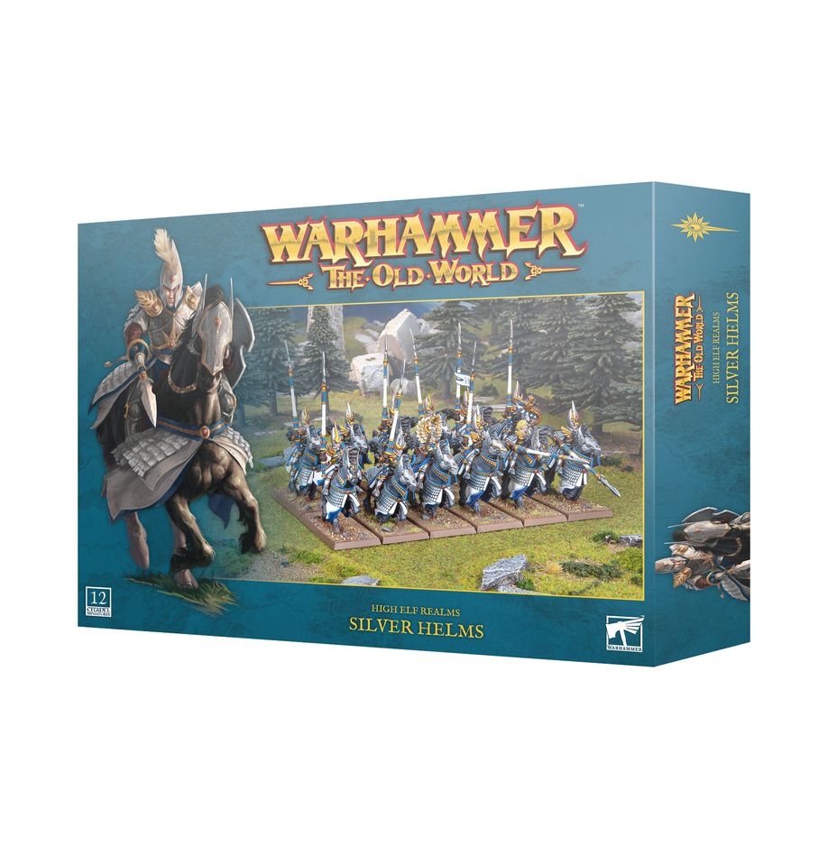 OLD WORLD: HIGH ELF REALMS - YELMOS PLATEADOS