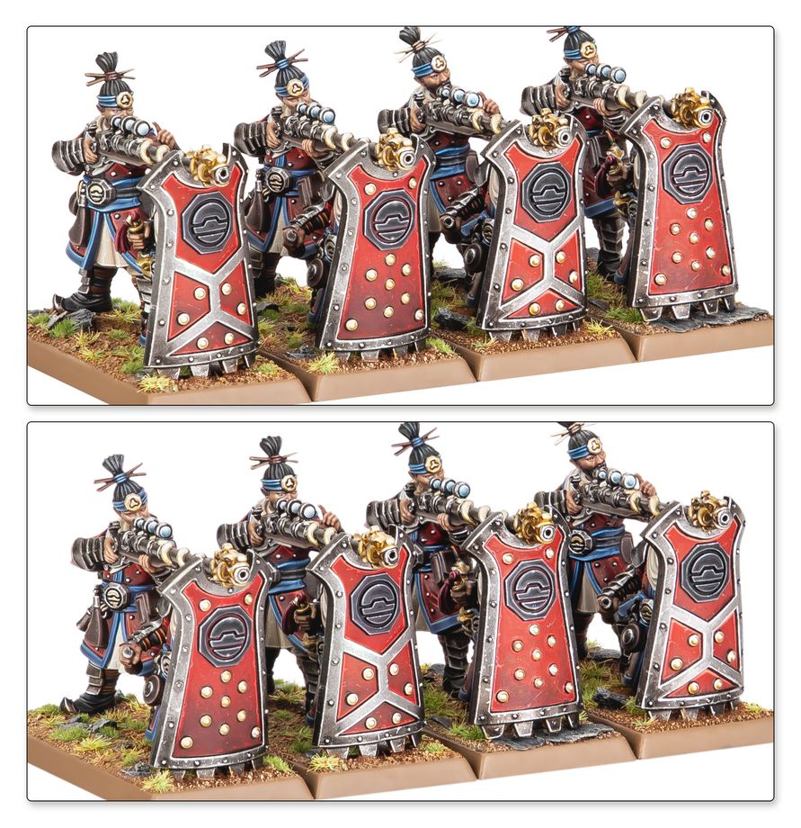 OLD WORLD: GRAN CATAI - IRON HAIL GUNNERS & CRANE GUNNER TEAMS