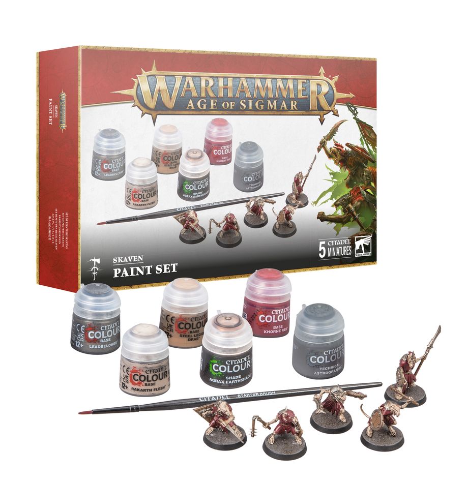 AGE OF SIGMAR: SKAVEN - PAINT SET