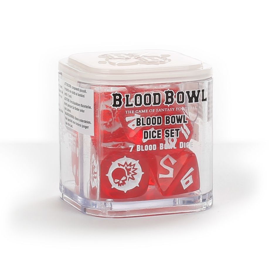 BLOOD BOWL: SET DE DADOS - (ROJOS)