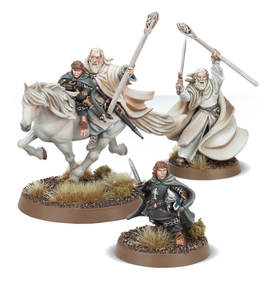 MIDDLE EARTH: GANDALF THE WHITE & PEREGRIN TOOK