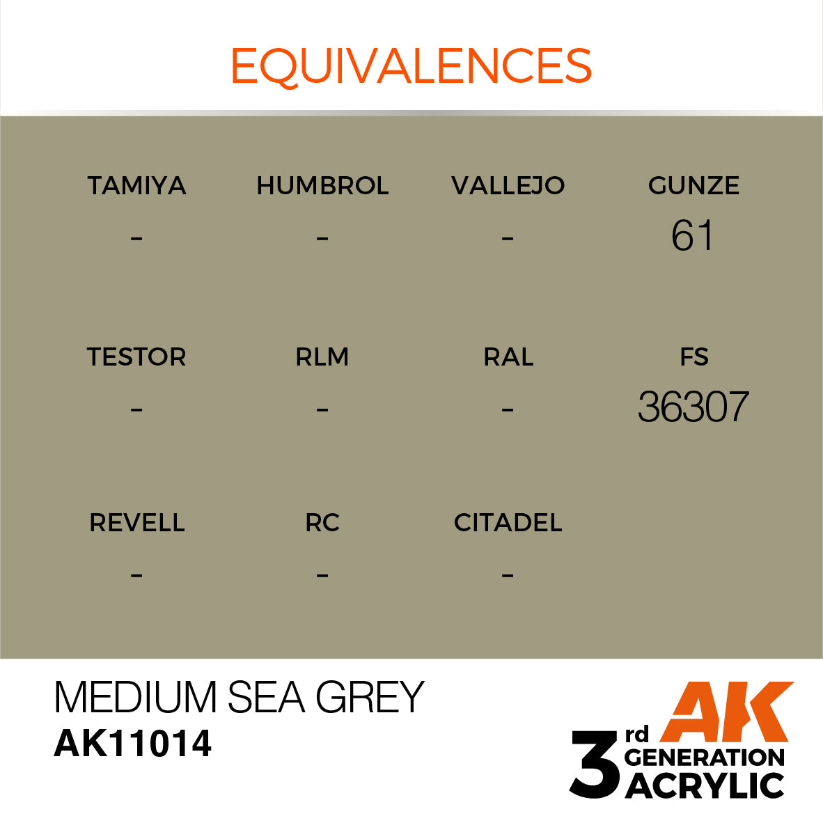 3GEN Acrylics Medium Sea Grey 17ml