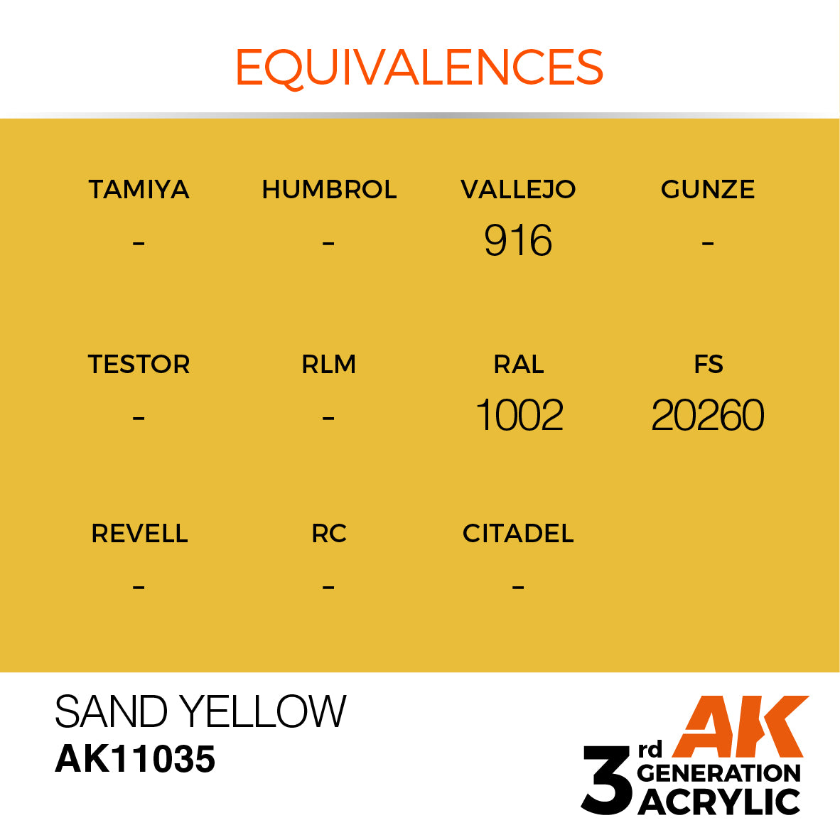 3GEN Acrylics Sand Yellow 17ml