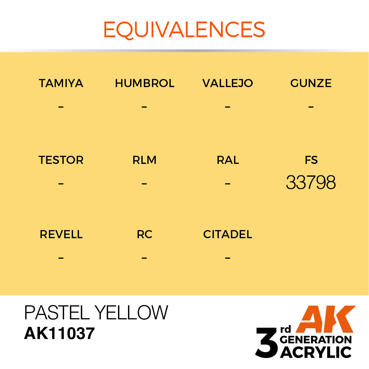 3GEN Acrylics Pastel Yellow 17ml