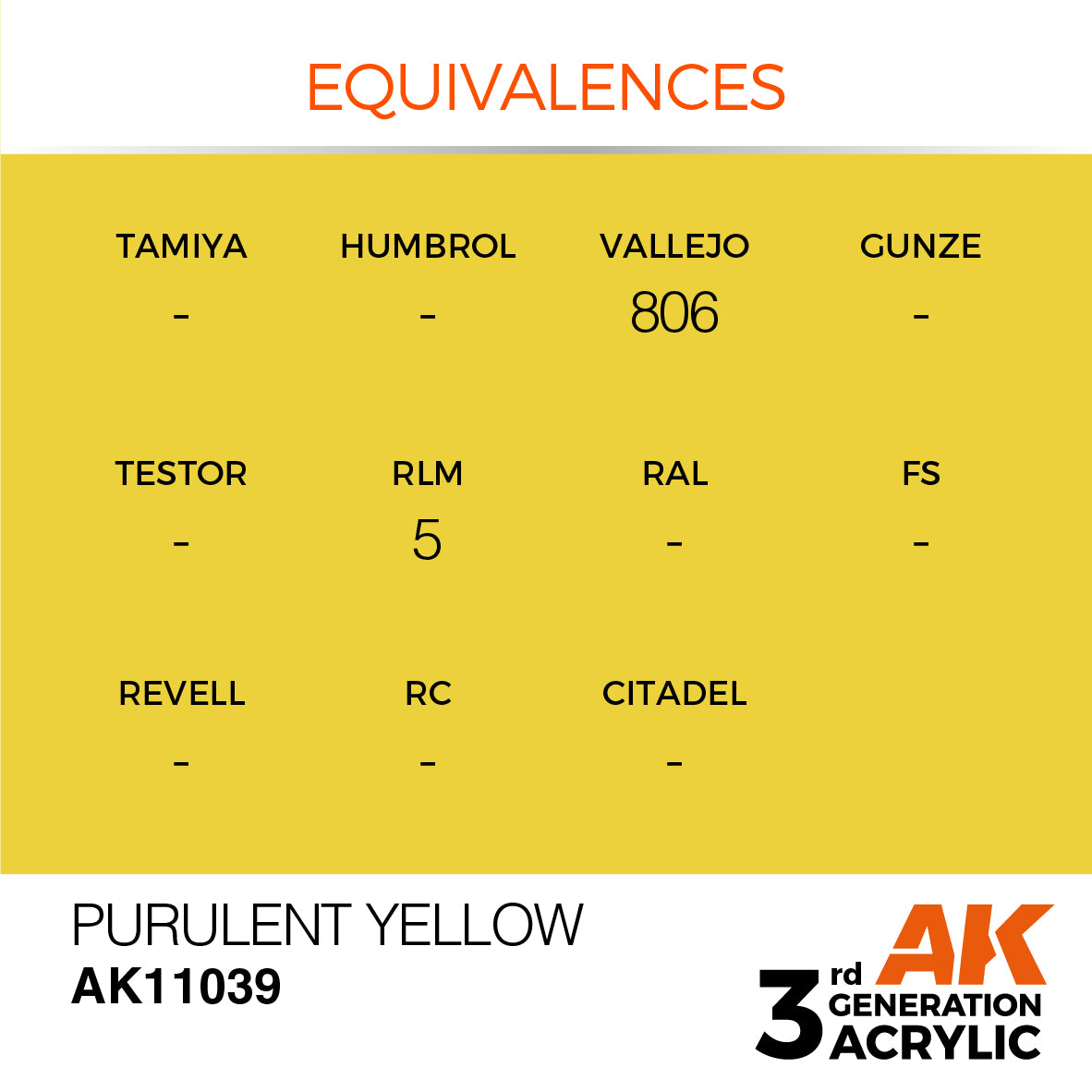 3GEN Acrylics Purulent Yellow 17ml