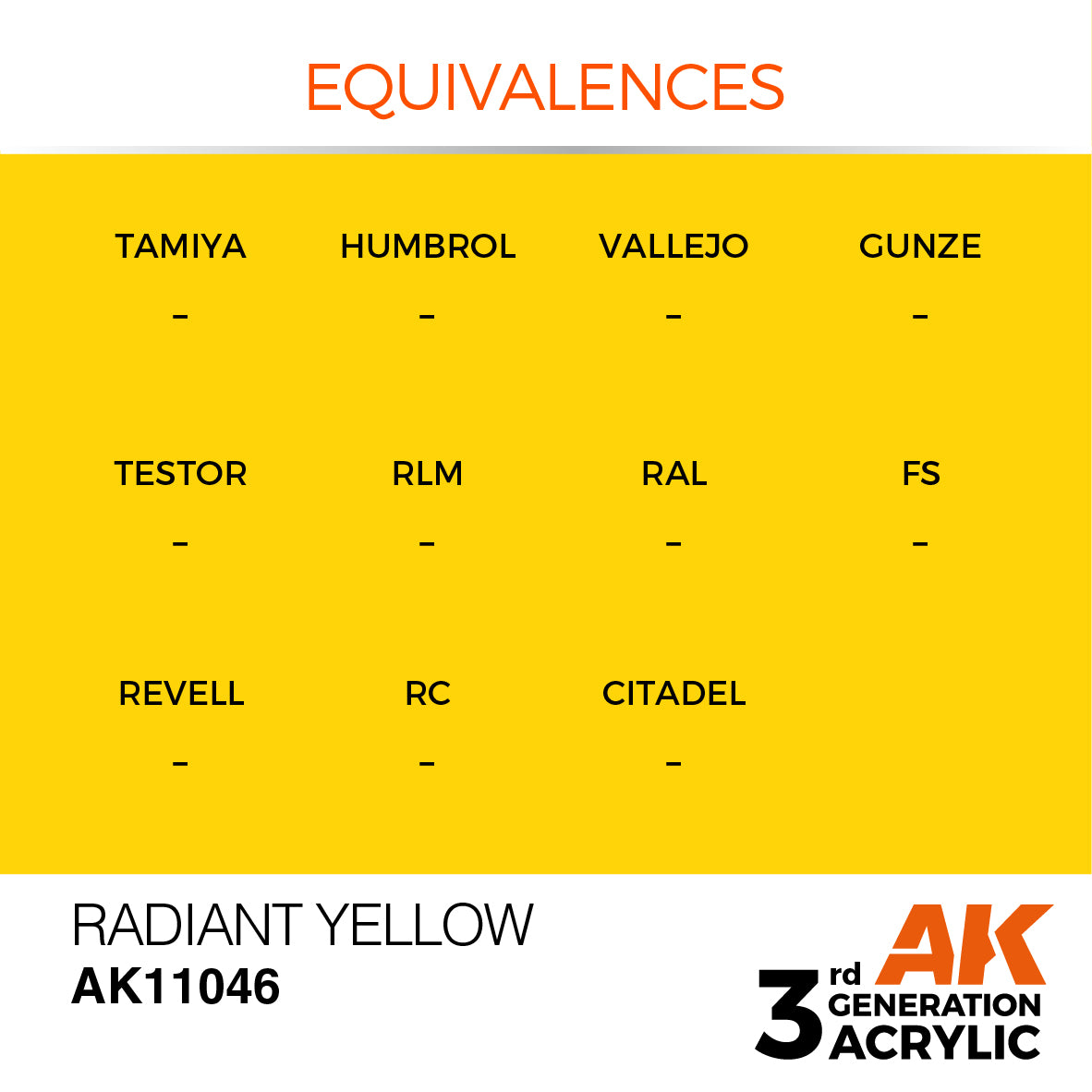3GEN Acrylics Radiant Yellow 17ml