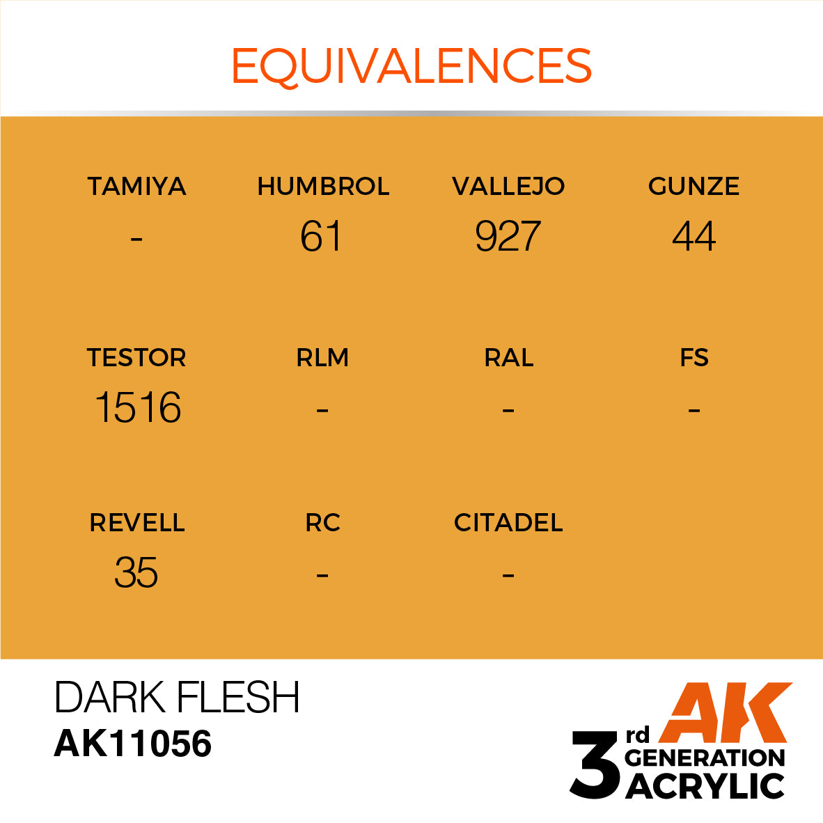 3GEN Acrylics Dark Flesh 17ml