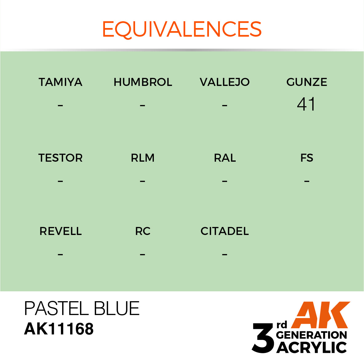 3GEN Acrylics Pastel Blue 17ml