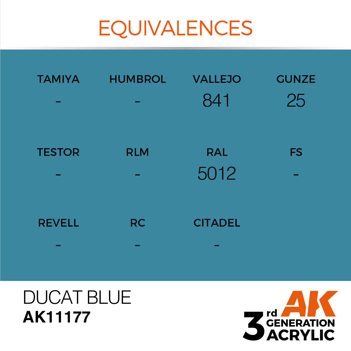 3GEN Acrylics Ducat Blue 17ml