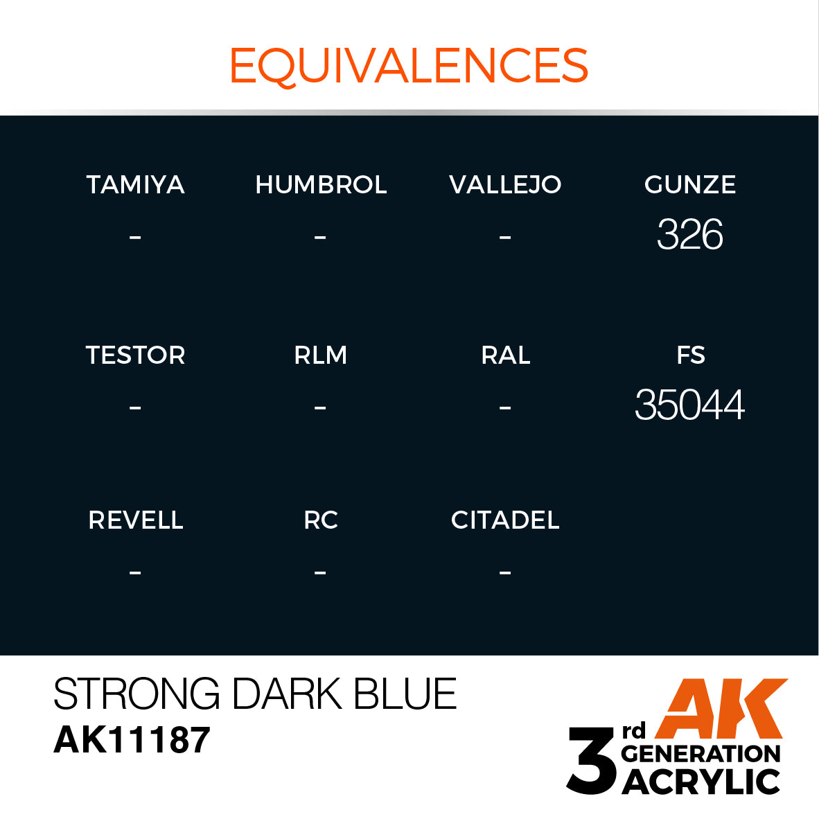 3GEN Acrylics Strong Dark Blue 17ml