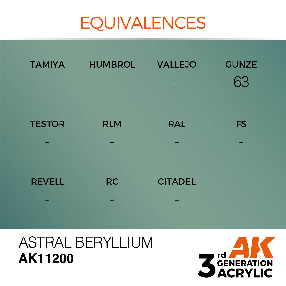 3GEN Acrylics Astral Beryllium 17ml