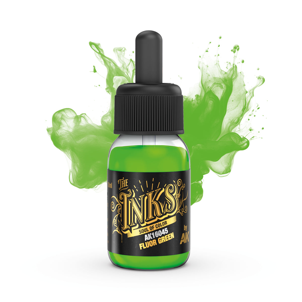 AK: GREEN - FLUOR INKS 30ml