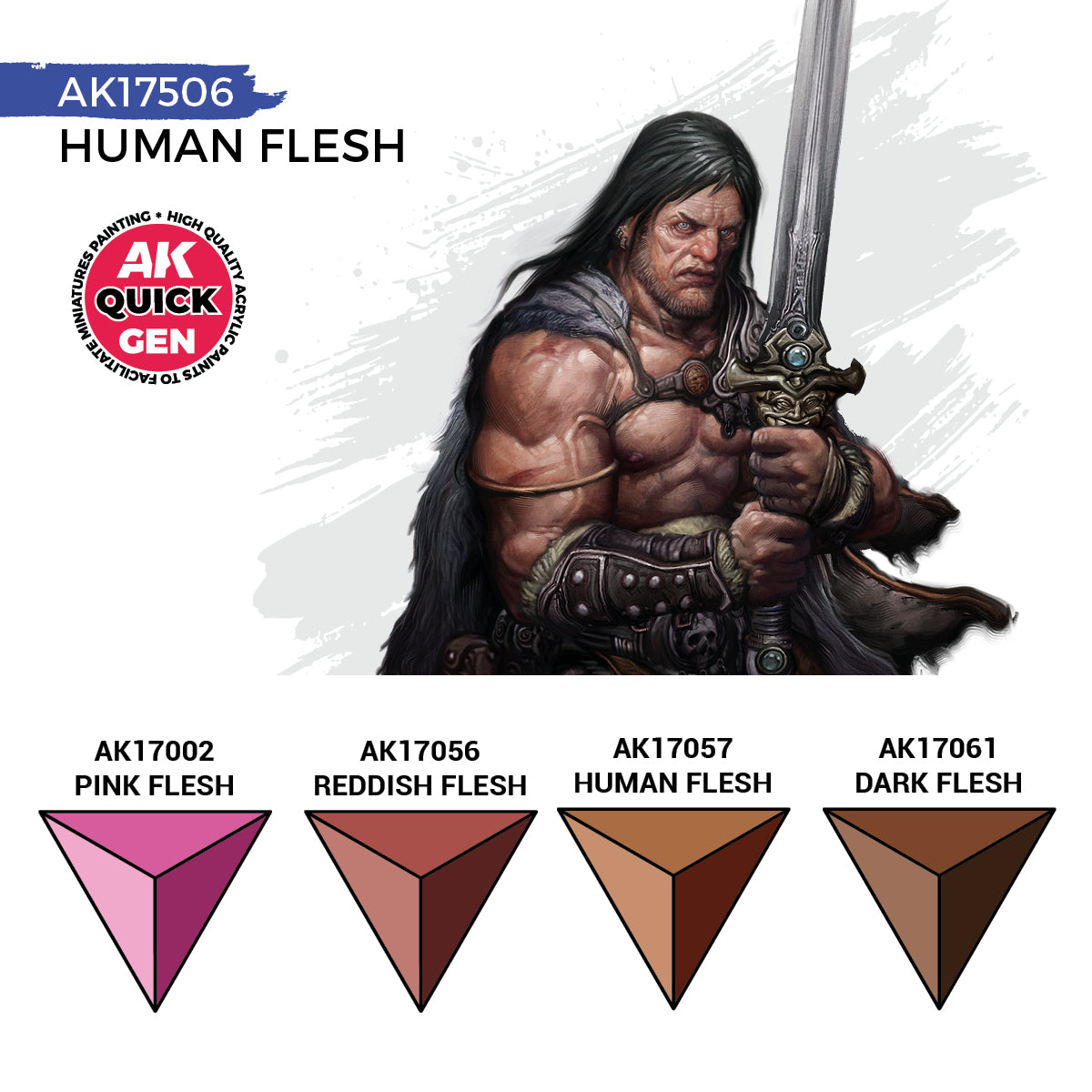 AK: QUICK GEN - HUMAN FLESH - SET