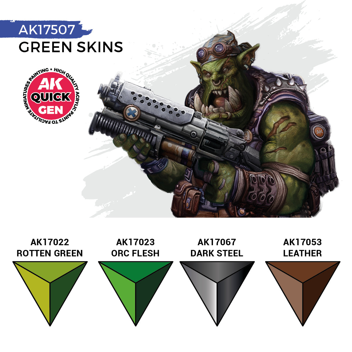 AK: QUICK GEN - GREEN SKINS - SET