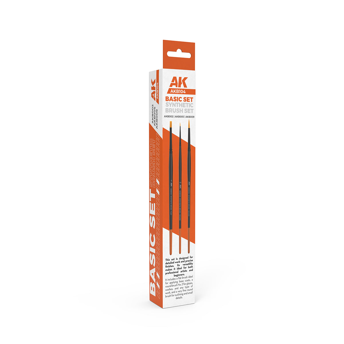 AK: BASIC BRUSHES SET - SYNTHETIC