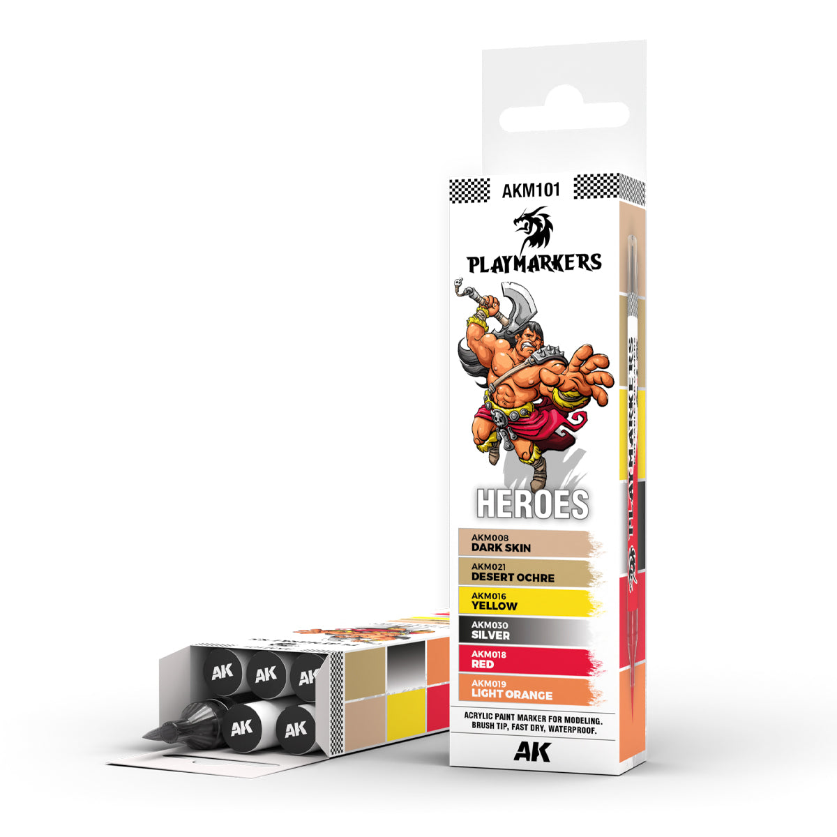 AK: PLAYMARKERS SET - HEROES – PLAYMARKER SET (6 ref.)