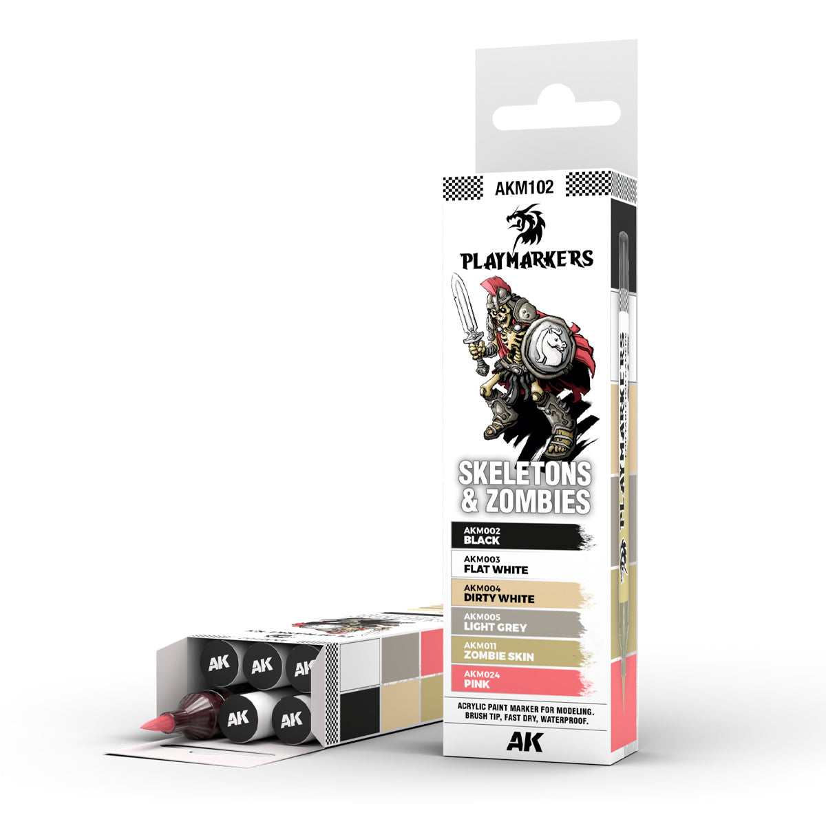 AK: PLAYMARKERS - SKELETONS & ZOMBIES – PLAYMARKER SET (6 ref.)