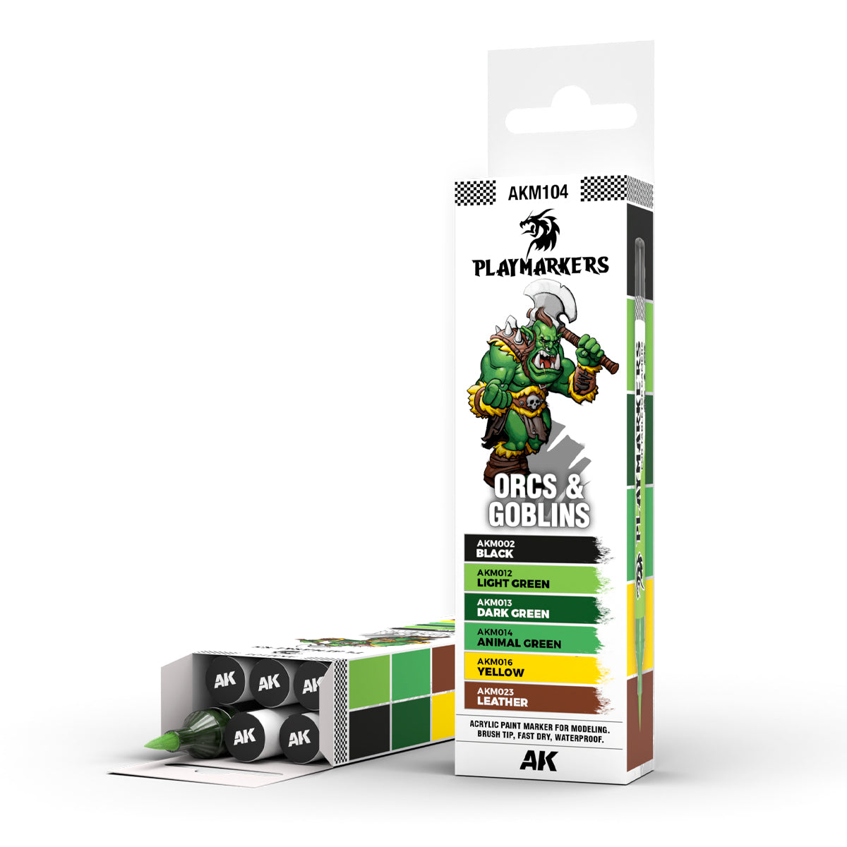 AK: PLAYMARKERS SET - ORCS & GOBLINS (6 ref.)
