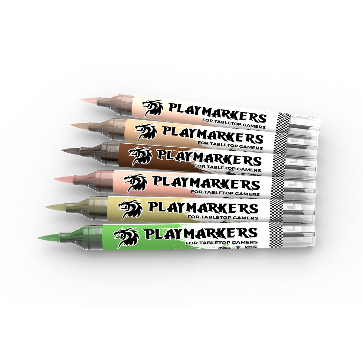 AK: PLAYMARKERS SET - SKIN & FLESH TONES (6 ref.)
