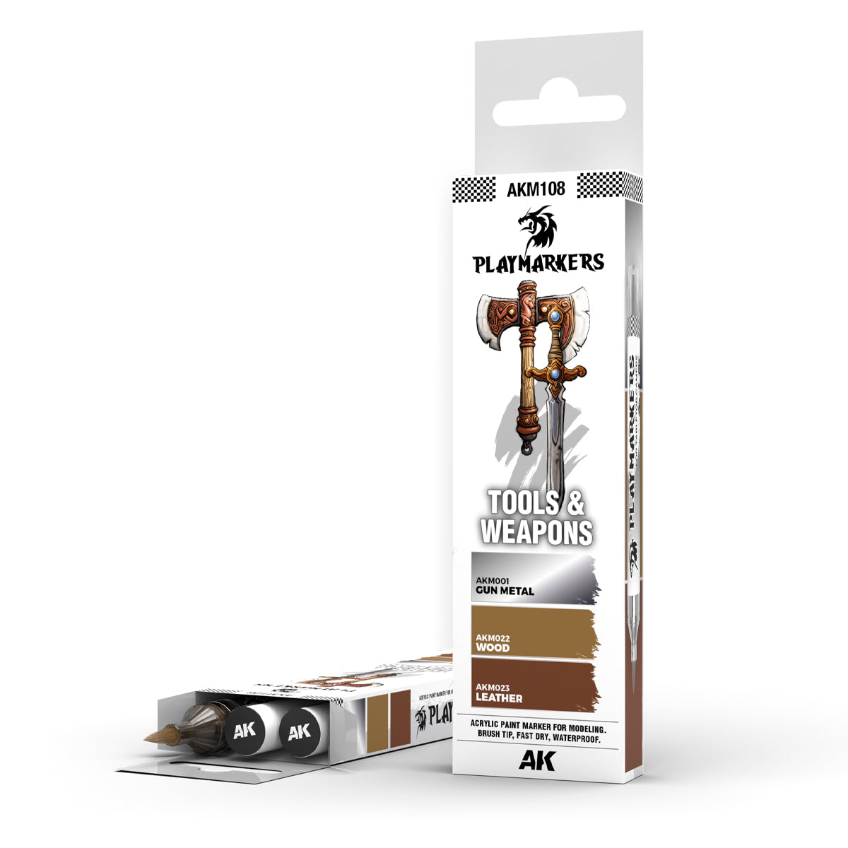 AK: PLAYMARKERS SET - TOOLS & WEAPONS (3 ref.)