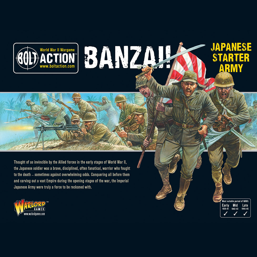 JAPANESE ARMY: BANZAI! - STARTER ARMY