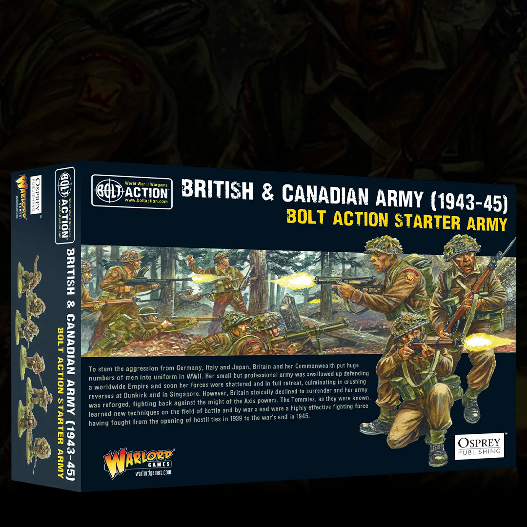 BRITISH & CANADIAN ARMY (1943-45) STARTER ARMY