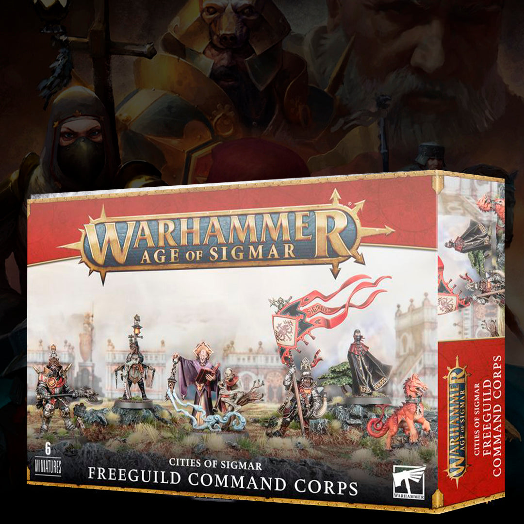 CITIES OF SIGMAR: CUERPO DE MANDO DEL GREMIO LIBRE