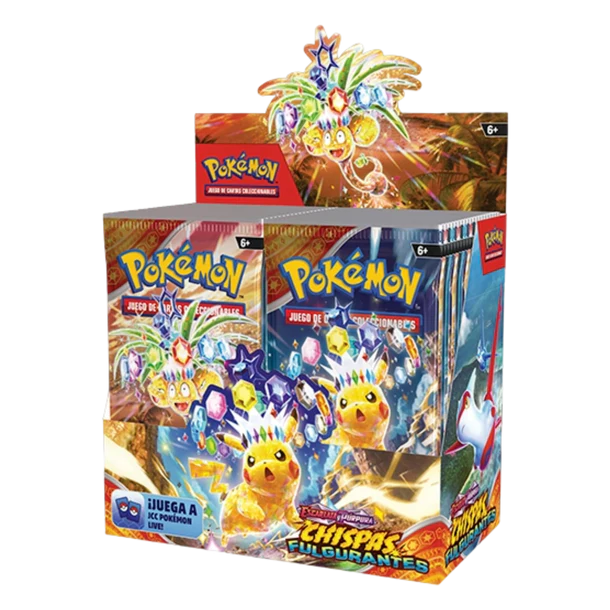 POKEMON TCG: CAJA DE SOBRES - CHISPAS FULGURANTES - SURGING SPARKS - ESPAÑOL