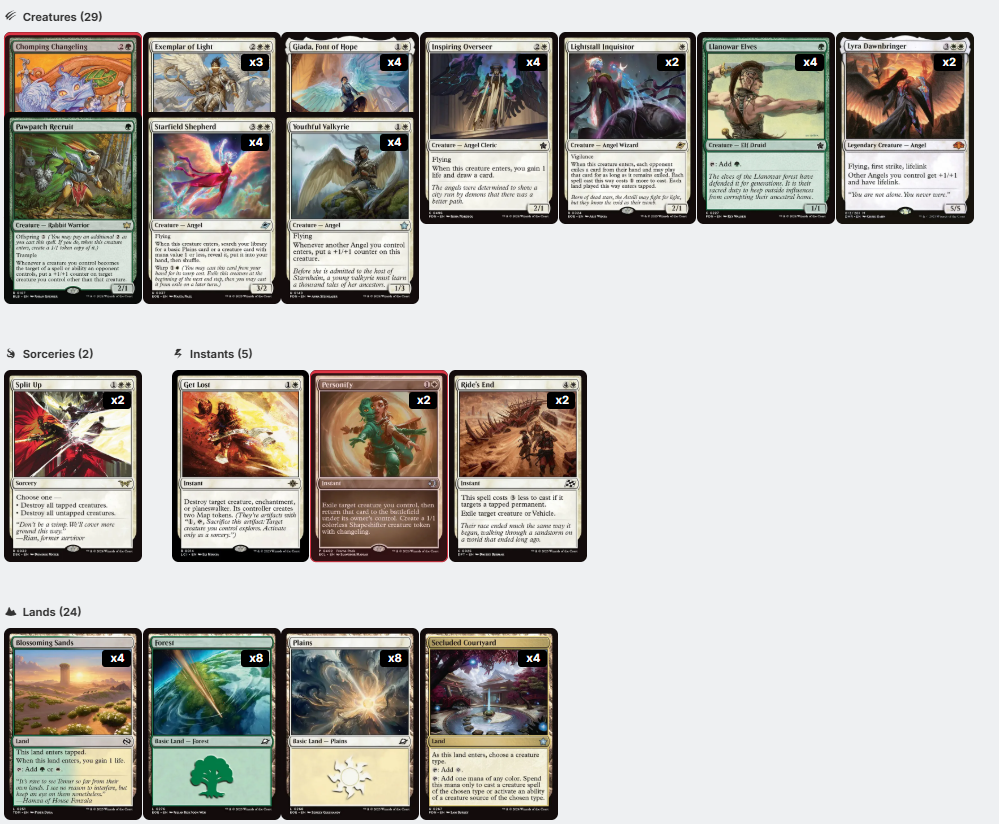 PREPEDIDO - MTG – Angels Theme Deck - Inglés