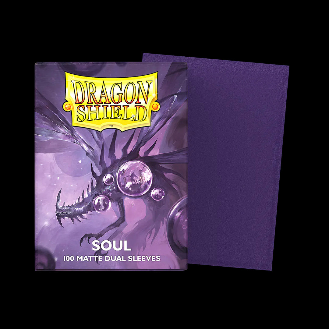 DRAGON SHIELD - 100 SLEEVES MATTE - DUAL - SOUL