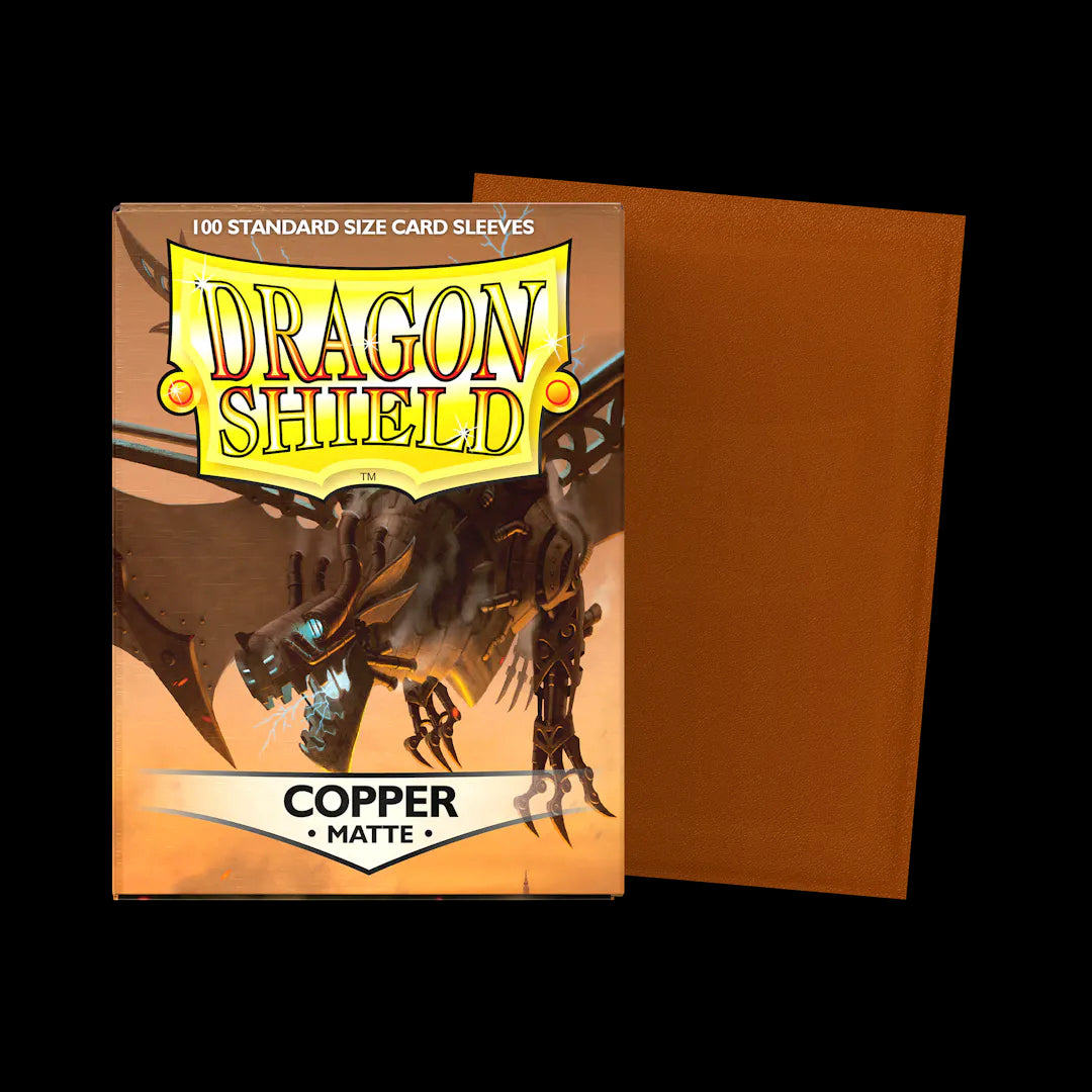 DRAGON SHIELD - 100 SLEEVES MATTE – COPPER