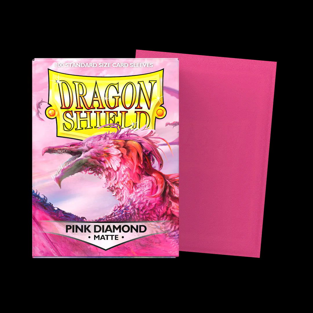 DRAGON SHIELD - 100 SLEEVES MATTE - PINK DIAMOND