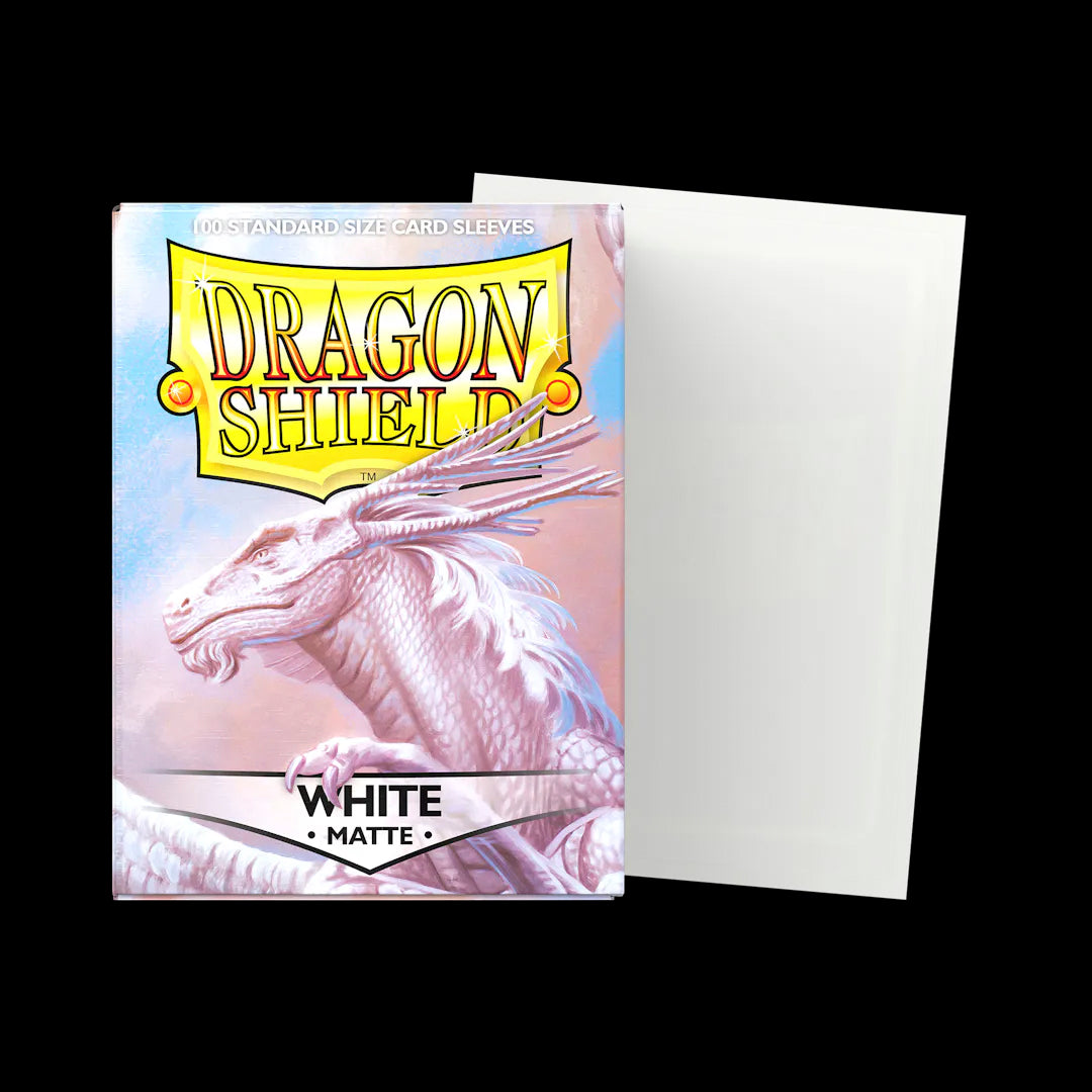 DRAGON SHIELD - 100 SLEEVES MATTE - WHITE