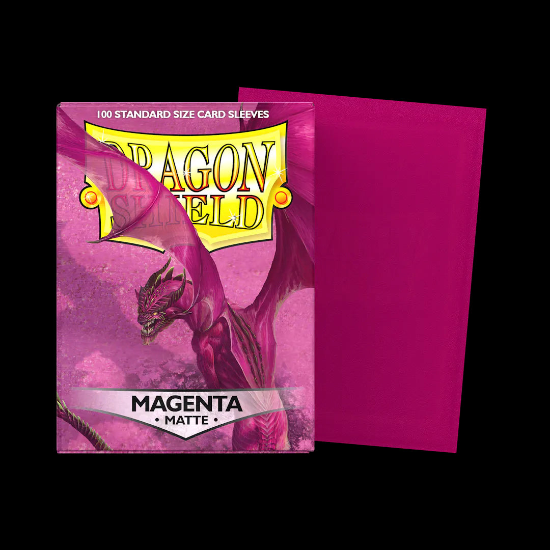 DRAGON SHIELD - 100 SLEEVES MATTE - MAGENTA