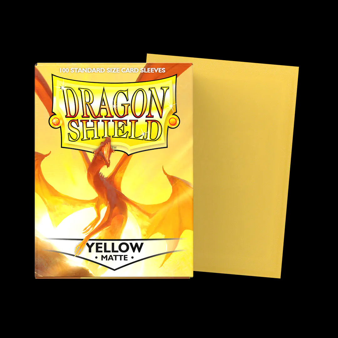 DRAGON SHIELD - 100 SLEEVES MATTE - YELLOW