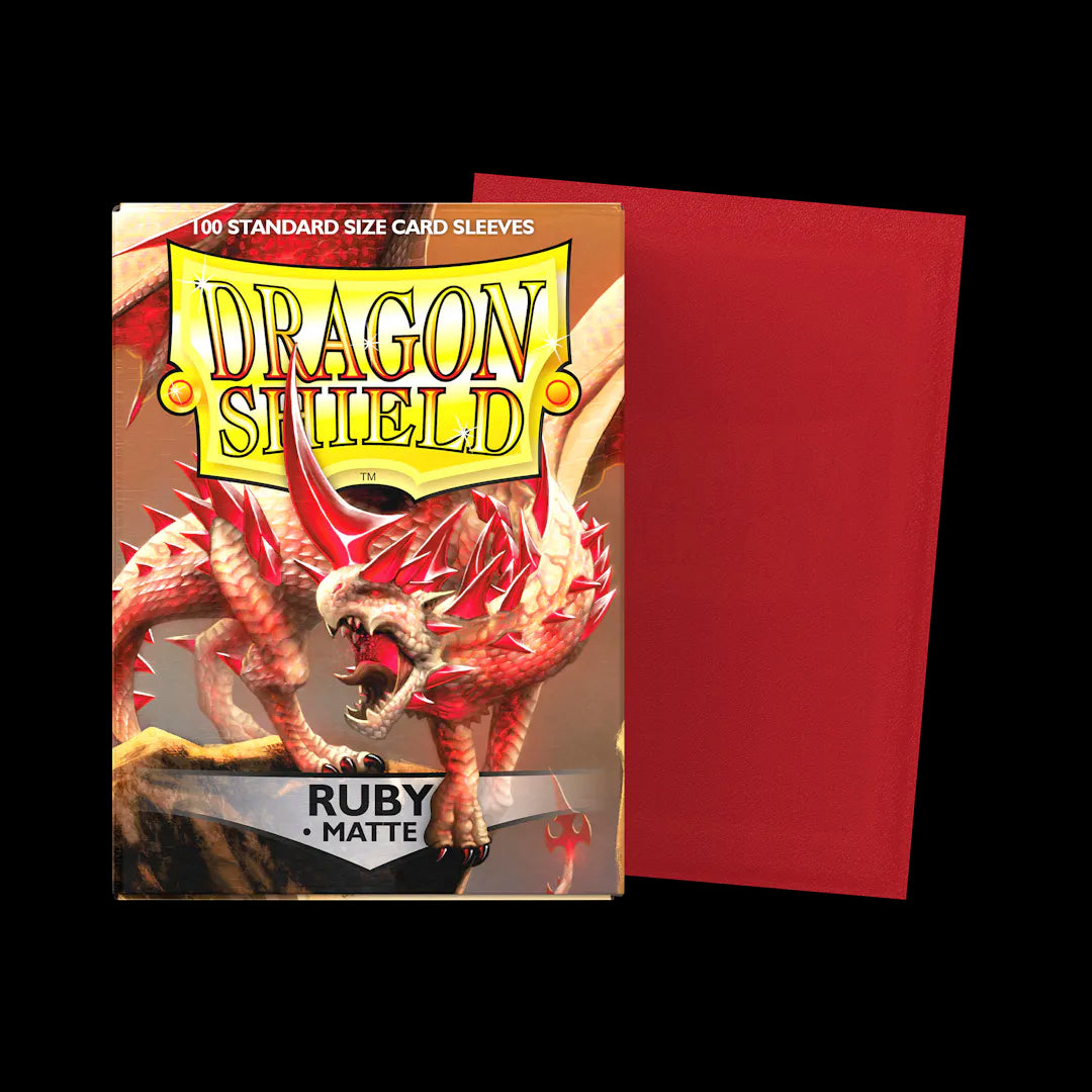 DRAGON SHIELD - 100 SLEEVES MATTE - RUBY