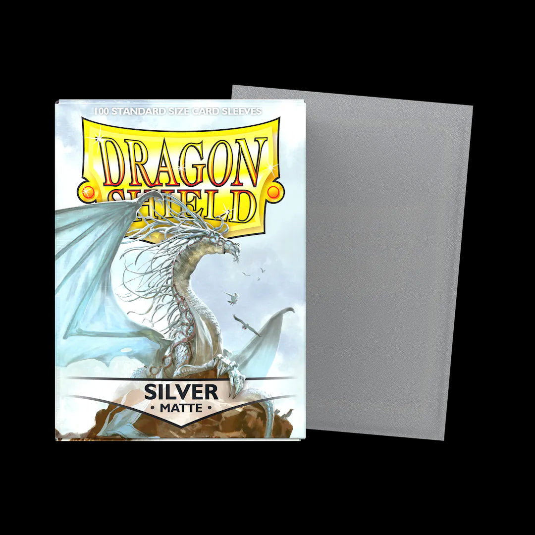 DRAGON SHIELD - 100 SLEEVES MATTE - SILVER