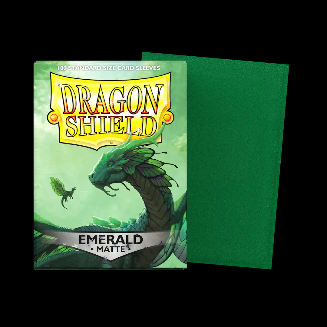 DRAGON SHIELD - 100 SLEEVES MATTE - EMERALD