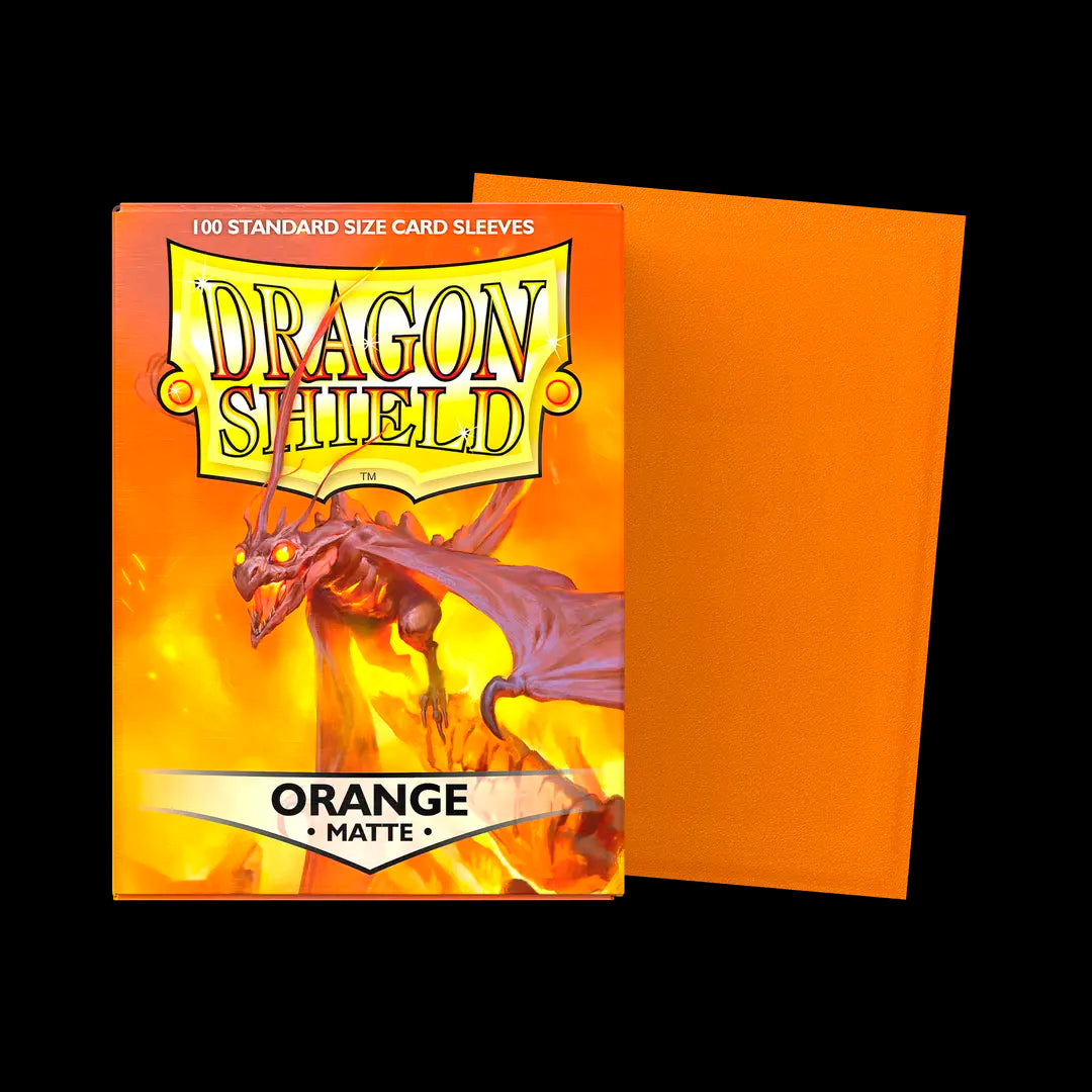 DRAGON SHIELD - 100 SLEEVES MATTE - ORANGE