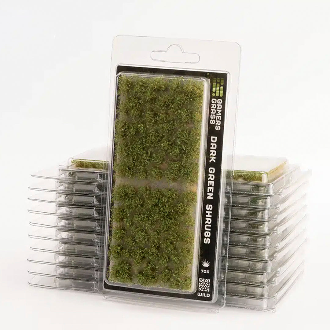 Dark Green Shrubs- Wild Tufts