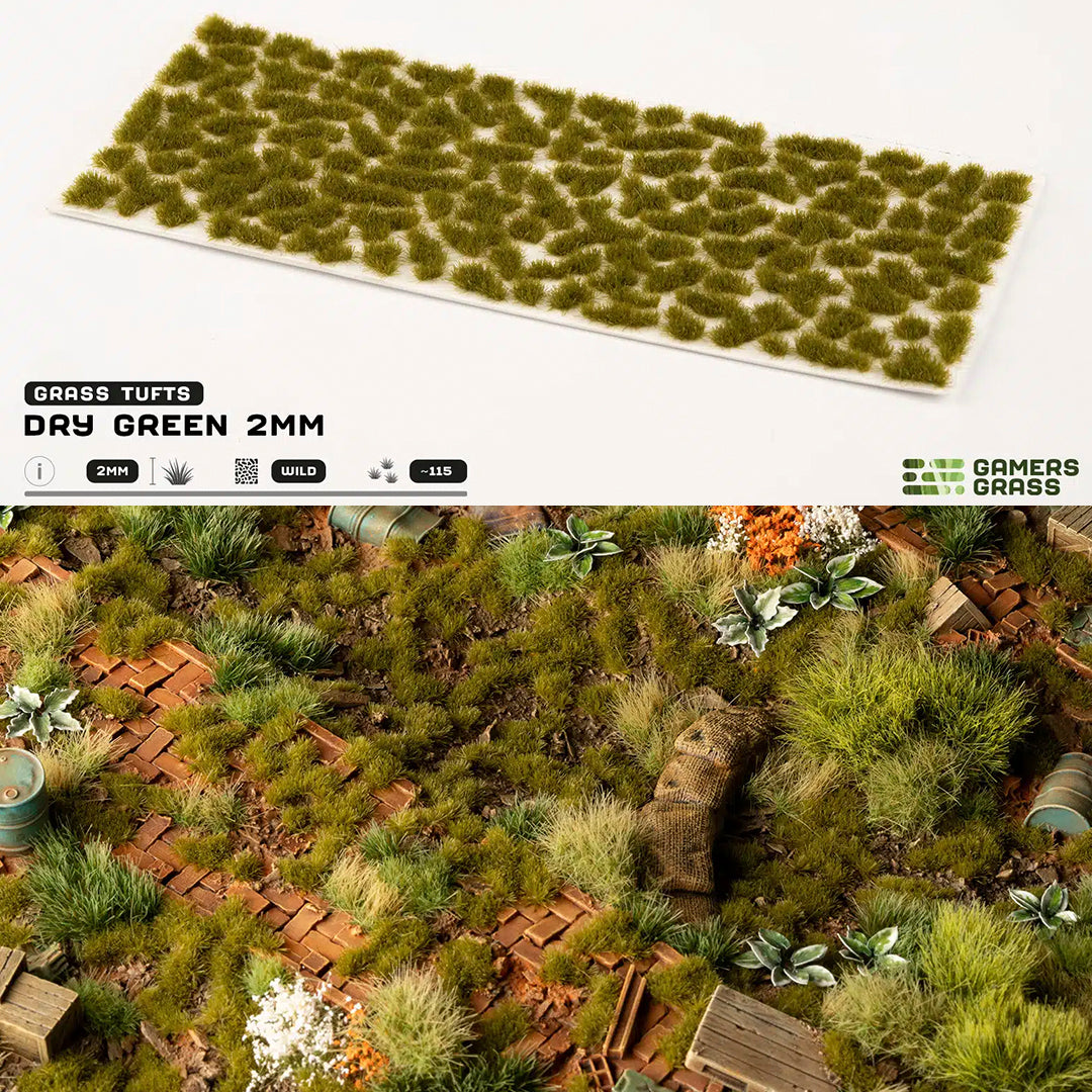 Dry Green 2mm - Tufts