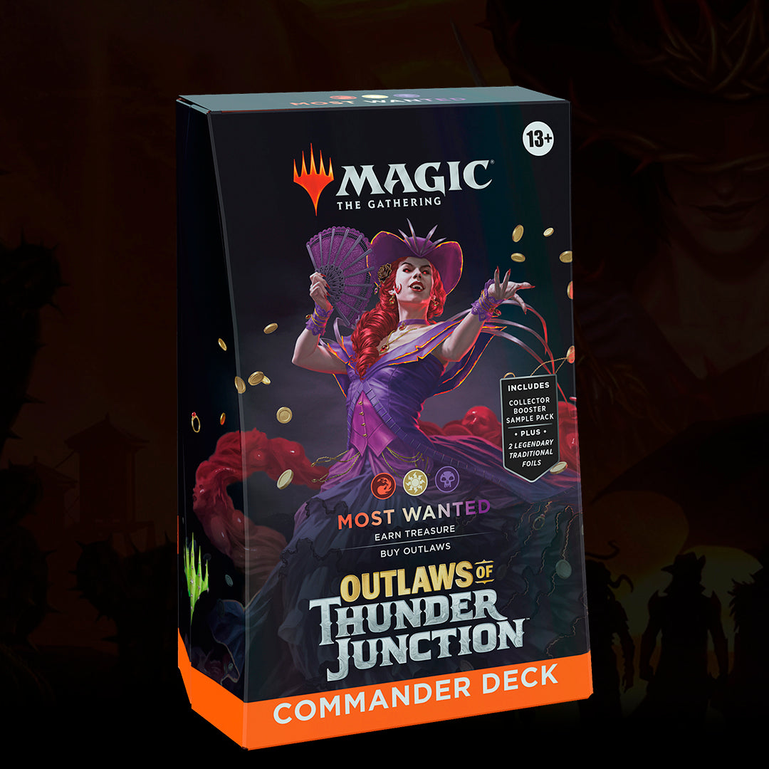 MAGIC THE GATHERING: OUTLAWS OF THUNDER JUNCTION - THE MOST WANTED COMANDER DECK - (INGLÉS)