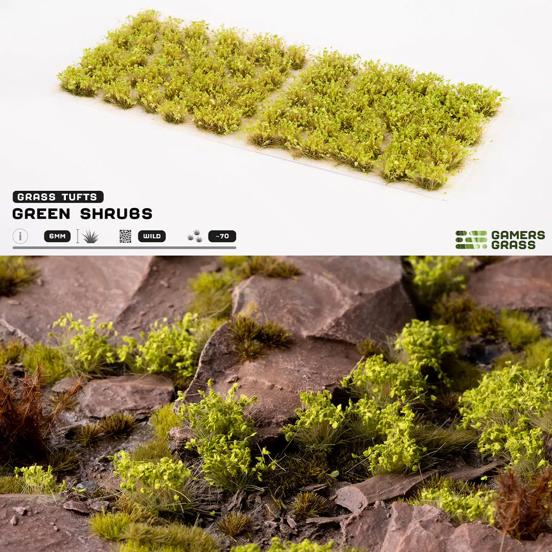 Green Shrubs- Wild Tufts