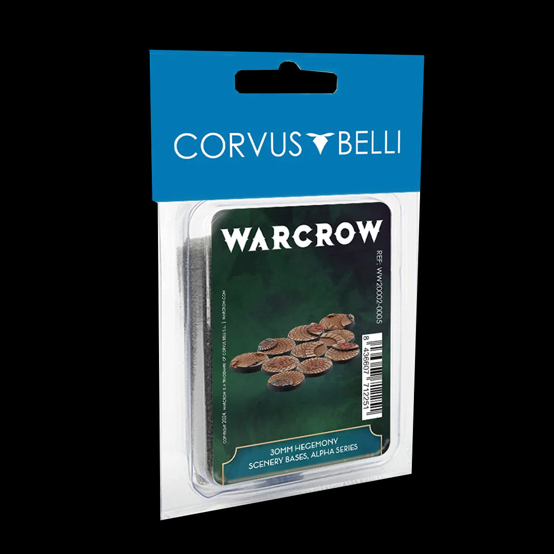 30mm Hegemony Scenery Bases, Alpha Series - Warcrow
