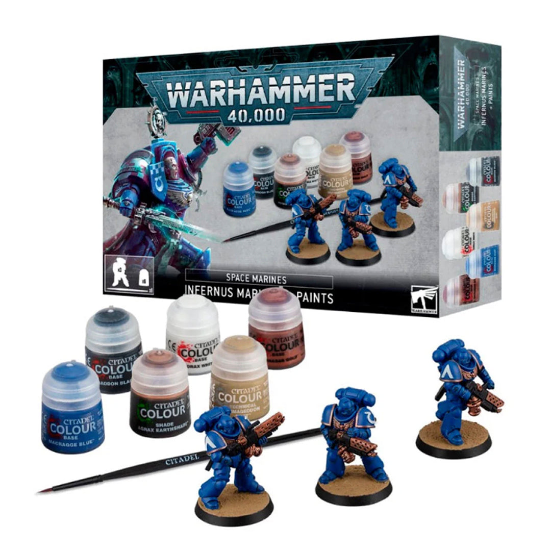 W40K: INFERNUS MARINES - PAINT SET