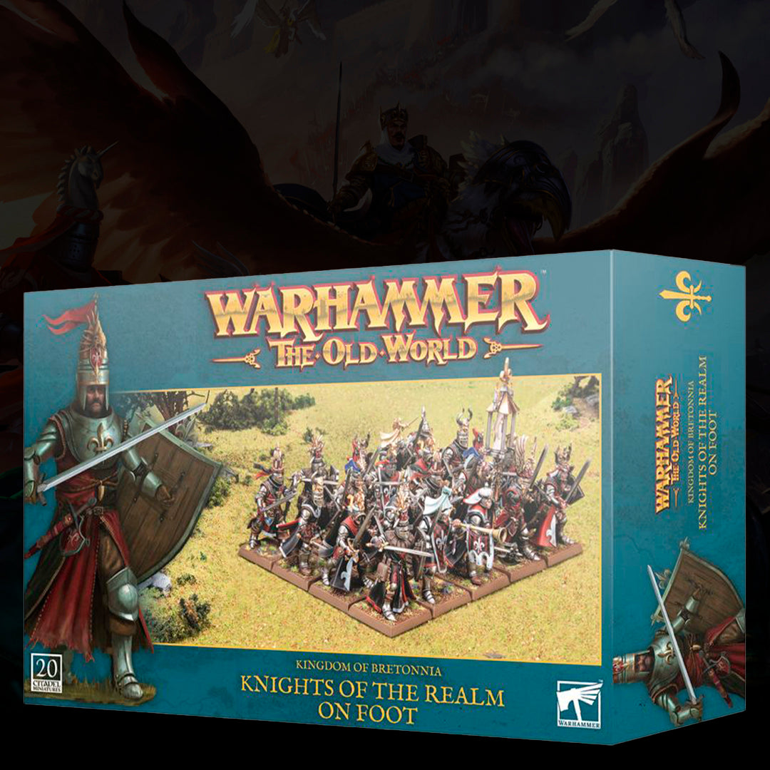 OLD WORLD: KINGDOM OF BRETONNIA - KNIGHTS OF THE REALM ON FOOT