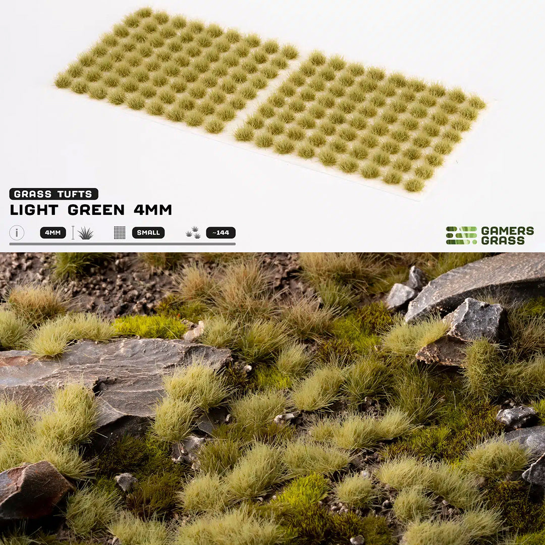 Light Green 4mm - Small Tufts