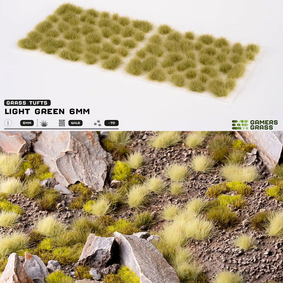 Light Green 6mm - Wild Tufts